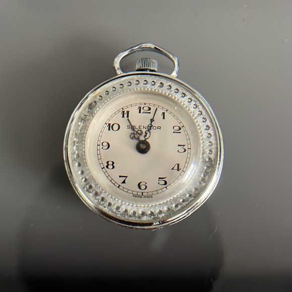 Splendor Vintage Swiss Classical Roman Coin Pocket Watch Cameo - Picture 6 of 14